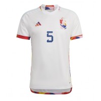 Pánský Fotbalový dres Belgie Jan Vertonghen #5 MS 2022 Venkovní Krátký Rukáv